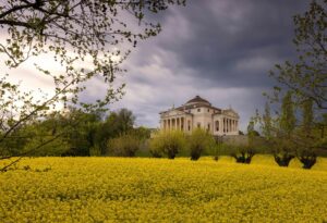 Villa La Rotonda, Palladio’s most famous villa, surrounded by the Venetian countryside