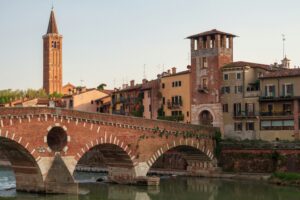 Scaliger Bridge and Castelvecchio, a medieval fortress offering breathtaking views over the Adige River